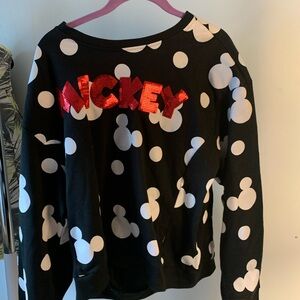 Disney Black and White Mickey Sweatshirt size 3x